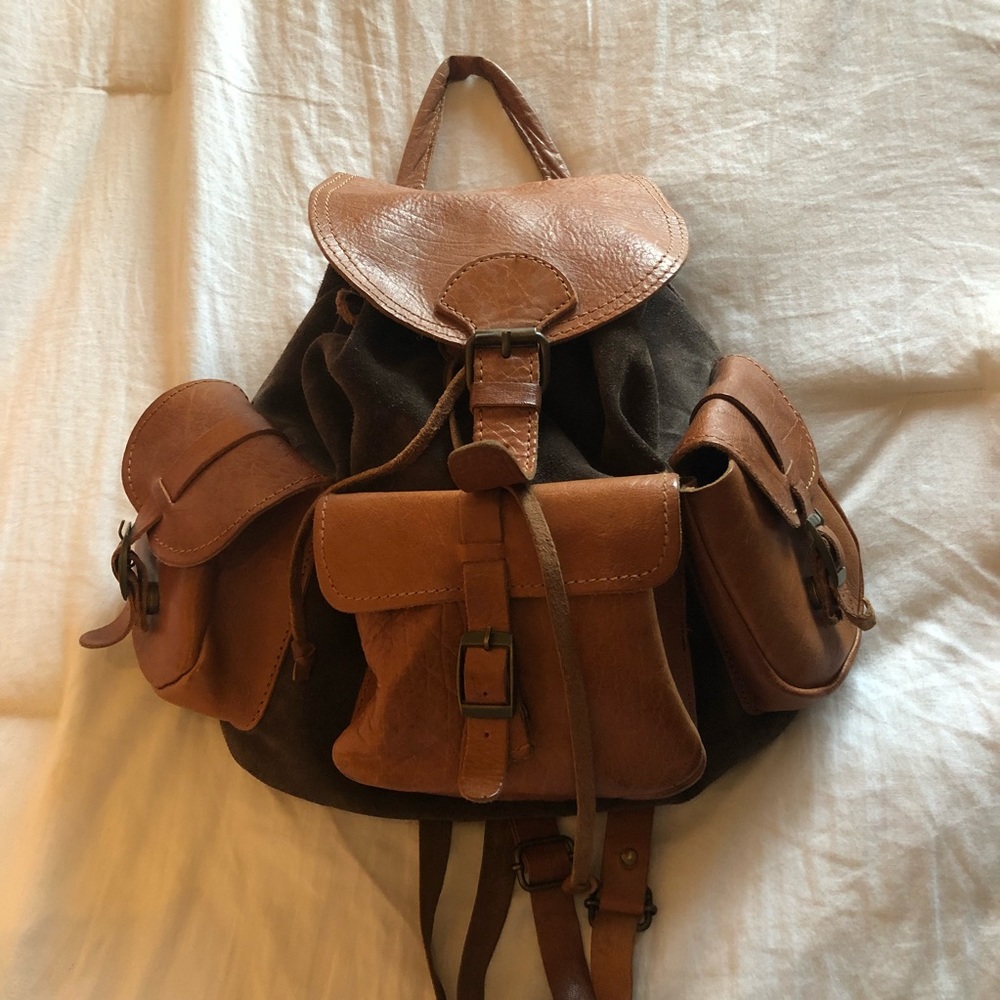 BDG Faux Suede Backpack